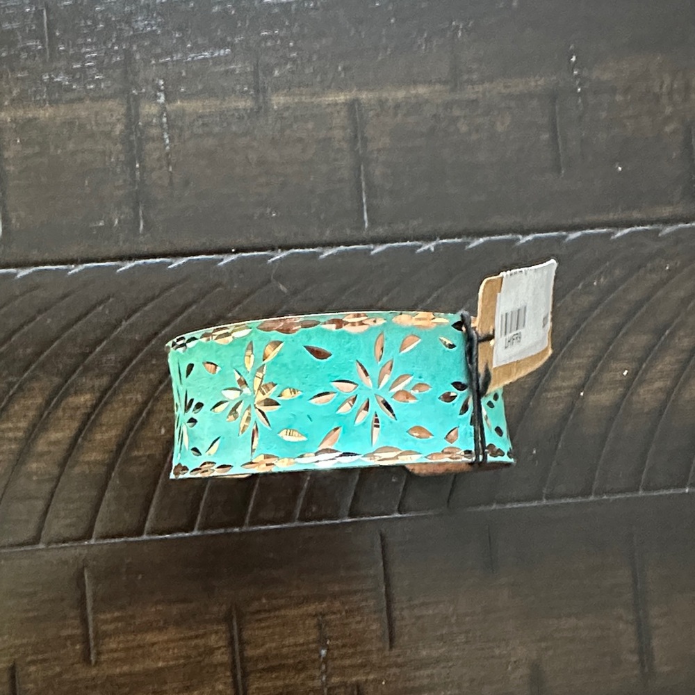 Anju Copper Floral Cutout Bracelet